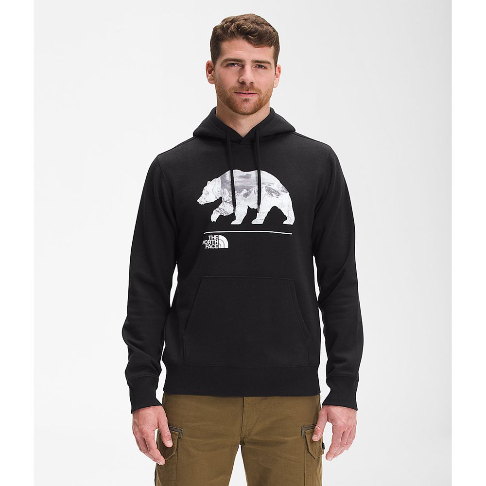 The North Face Pullover Mens Australia - The North Face Bearscape Black (TFU-261437)